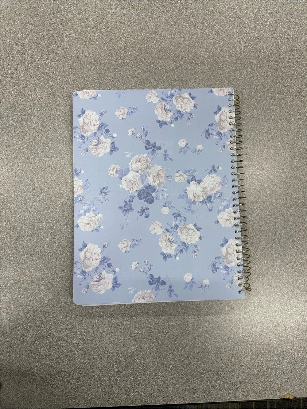 Love Shack Fancy 2026-2027 floral Spiral Planner - Blue